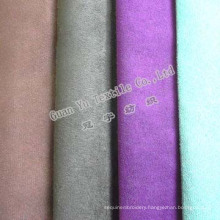 Polyester Embossed Faux Suede Curtain and Sofa Fabric